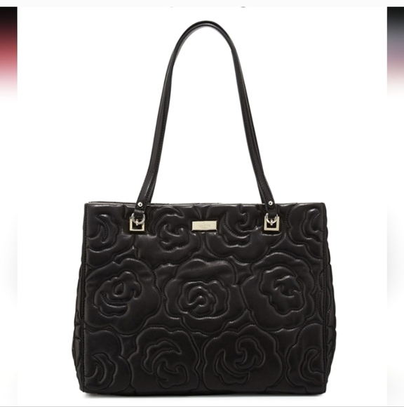 ♠️⭐RARE NWT Kate Spade ♠️ Floral Sedgwick Purse With Dustbag Quilted - Picture 13 of 13